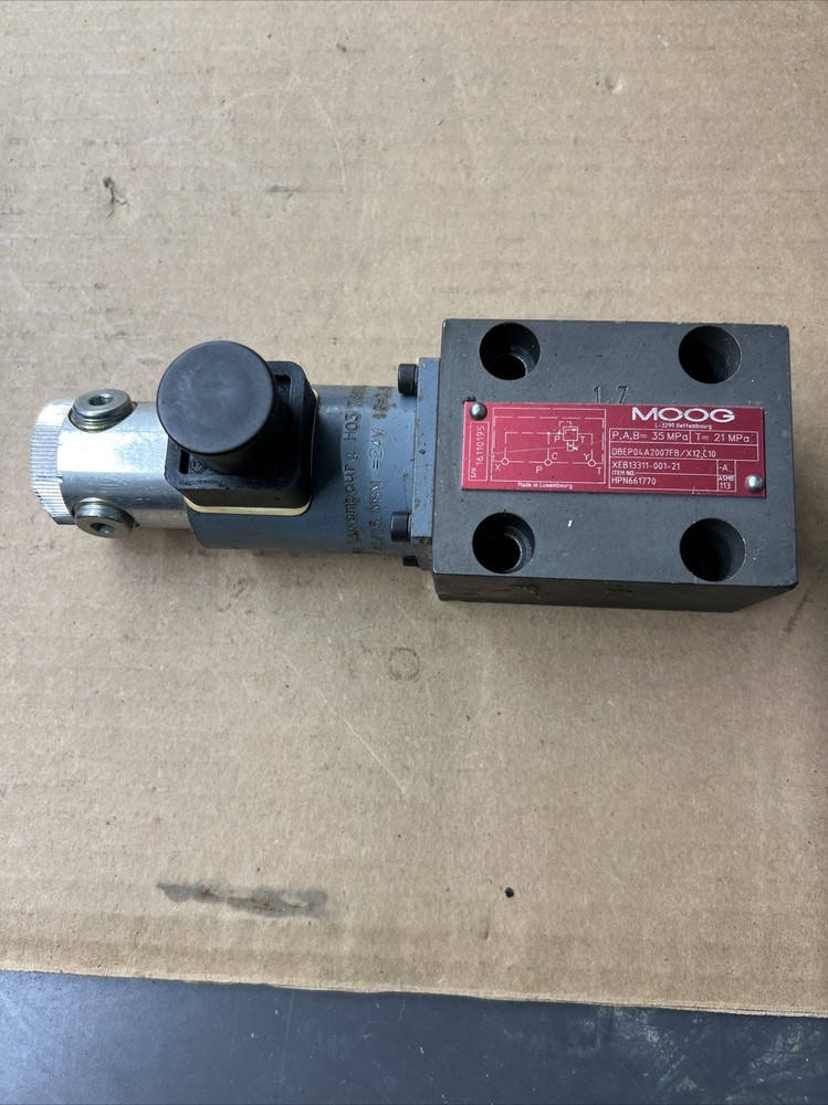 Moog HPN661770 Hydraulic Solenoid Valve 35mpa 24v-dc