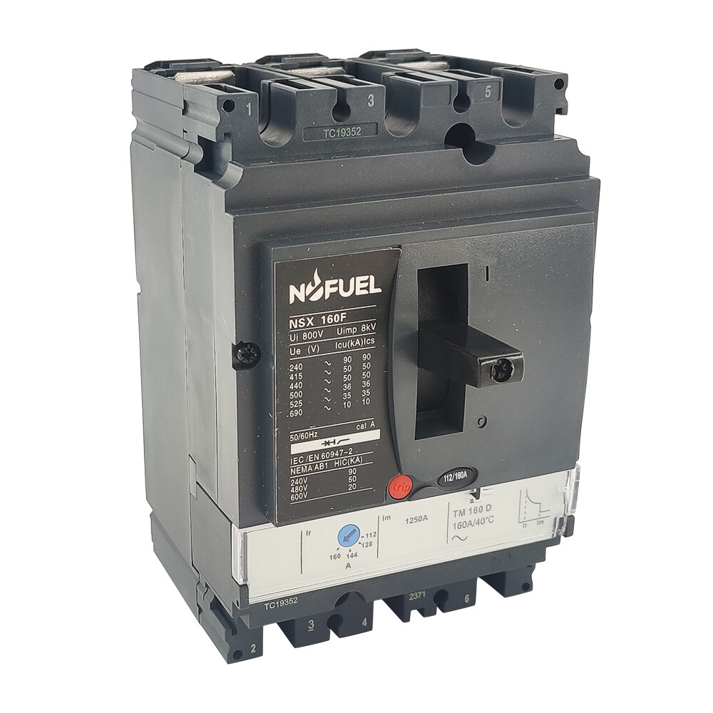 LV430630 Molded case circuit breaker Compact NSX160F TM160D 3P3D 160A MCCB 36KA