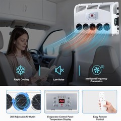 12V 11000BTU Car Hanging Air Conditioner A/C Kit For Car Truck Vehicle Universal