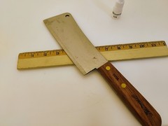 Dexter USA 6-inch High Carbon Steel Blade Cleaver Small to Med Cuts Factory 2nd