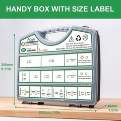 Complete 907pc Grade 8.8 Alloy Steel Bolt Set – Organized Tool Box Included