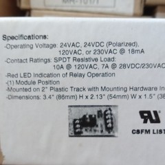 35 for $60.00 Air Products & Controls MR-101/T Multi-Voltage SPDT 6-Pin 10 amp