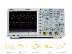 OWON XDS3202E oscilloscope 200Mhz 1G 2chs 8bits ADC Decoding Kit LCD FFT USB