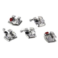 AZDENT Dental Orthodontic Brackets Braces MIM Monoblock Roth.022 Hook 3-4-5