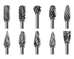 10 pcs Dental HP Tungsten Steel Carbide Cutter Polisher Denture Burs Lab Drill