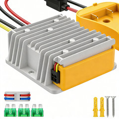 20V to 12V Step Down Converter Adapter Compatible with Dewalt 20V Regulator