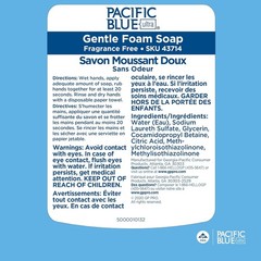 (4 Pack) PakPacific Blue Ultra Gentle Foam Hand Soap Refill (43714) 4 Per Case