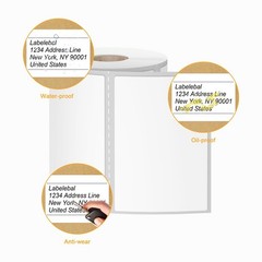 12 Rolls 4″ x 3″ Direct Thermal Label (101mm x 76mm) Multipurpose Shipping Ad…