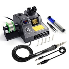 110V SMD Rework Soldering Iron Station Kit Desoldering Repair Tool LED Display