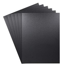 Matte & Textured Black ABS Plastic Sheets 12×16 Inches for Creative Projects