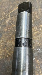Jacobs 18N Ball Bearing Super Chuck with 4MT Shank Lathe Mill No. 4 Morse Taper