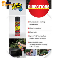 Flex Seal Clear 14 Oz. Aerosol Liquid Rubber Sealant Coating Spray Paint 👌