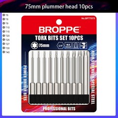 Torx Long Magnetic Impact Rated Screwdriver Drill Driver Bits T5-T40 PROFESSIONA