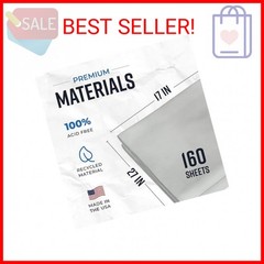 Bryco Goods Newsprint Packing Paper Sheets for Moving – 5lb – 160 Sheets of News