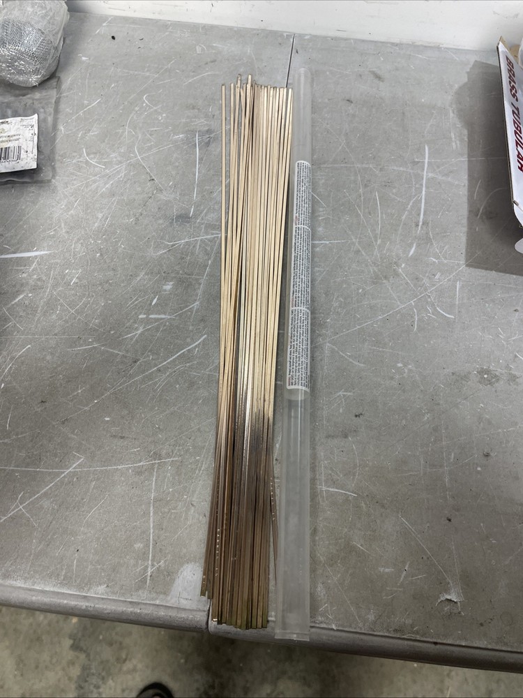 Harris Stay Silv 15 15% .050″ X 1/8″ Silver Brazing Alloy Rods (Lot of 26 Rods)