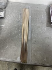 Harris Stay Silv 15 15% .050″ X 1/8″ Silver Brazing Alloy Rods (Lot of 26 Rods)