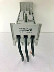 Wohner 6032 32254 Easyconnector Mount Rail Busbar Adapter 32a 690v-ac