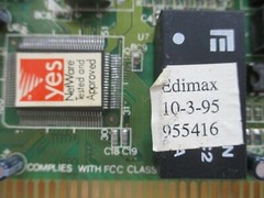 YES RP-50001 ISA Network Interface Card PLC Board Module PC PWA PCB