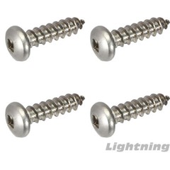 Stainless Steel Sheet Metal Tapping Screws Pan Head Grade 18-8 Quantity 50 pc