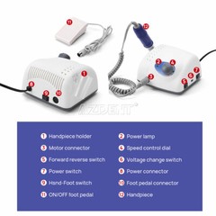 Dental Lab Marathon Electric Micromotor Polishing Unit 40K rpm Motor Handpiece