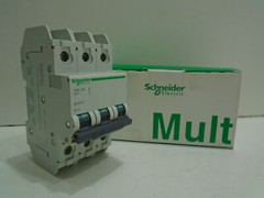 *NEW* SCHNEIDER ELECTRIC 60170 MULTI 9 C60 MINIATURE CIRCUIT BREAKER 2A 3-P 240V