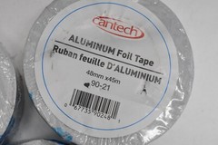 Cantech Aluminum Foil Tape Silver 2″ x 45m 90-21 Lot Of 3 Joint & Seal Duct Work