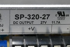 MEAN WELL SP-320-27 SWITCHING POWER SUPPLY-=|135-264V AC IN|27V DC 11.7A OUT|=-
