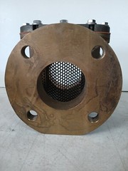 Metron Farnier 3″ Plate Strainer Dual Flange Water Meter Plumbing Bronze