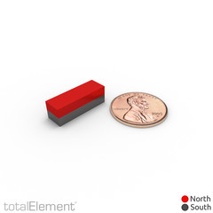 3/4 x 1/4 x 1/4 Inch Neodymium Rare Earth Bar Magnets N42 (18 Pack)
