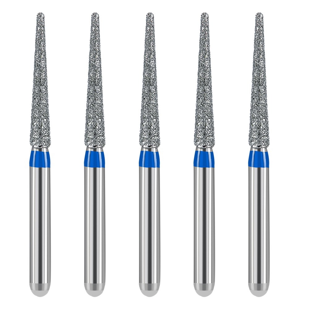 JMU Dental Round End Taper Diamond Burs Medium Grit 850-014M/850-016M