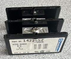 NEW Marathon 1422552 Terminal Block 115A 600V 2 Pole 2 to 14 AWG Panel Mount