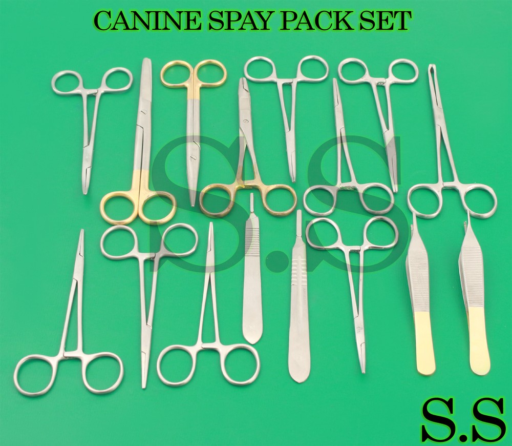 68 pcs O.R Grade General Surgery Set Spay Pack Hand Kit DS-1061