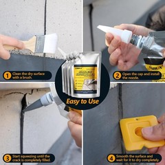 Concrete Crack Filler,5 LB High Elasticity Cement Crack Filler,Self-Leveling Qui