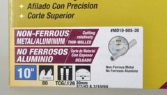 Amana Tool A.G.E. Series MD10-805-30 Industrial Quality Saw Blade Non-Ferrous