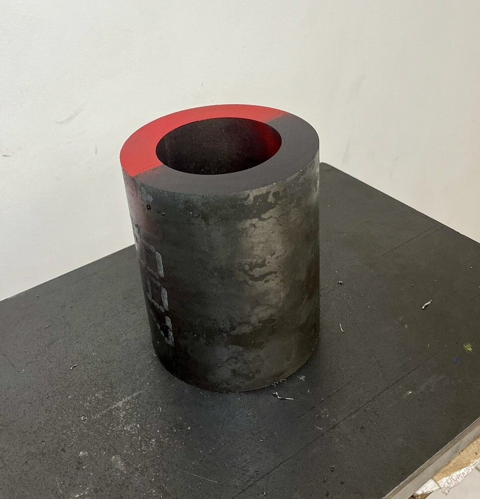 4140 Steel Tubing – 4.897″ OD x 3.229″ ID x 6″ Long – Alloy Tube – CNC Machining