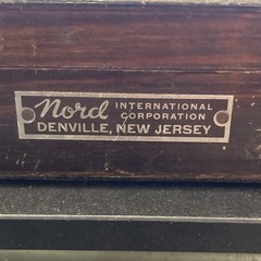 Vintage DIPROFIL MACHINE SMALL WOODEN DOVETAIL TOOL BOX ONLY – Empty – Sweden