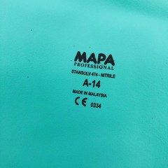 Mapa Stansolv AK22 Work Gloves Sz 8/Med Embossed Nitrile Z Grip 474558 12 Pairs