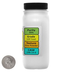 Potassium Bicarbonate [KHCO3] 99% USP Food Grade Powder 1 Lb in Two Bottles USA