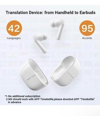 Timekettle M3 Language Translator Earbuds, Two-Way Translator Device with APP…