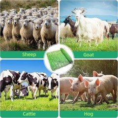 Electric Netting Fence Mesh Kit Sheep Fencing 42.5″ H x 164′ L with Posts Spikes