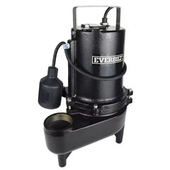 EVERBILT 1/2 HP Cast Iron Sewage Ejector Pump