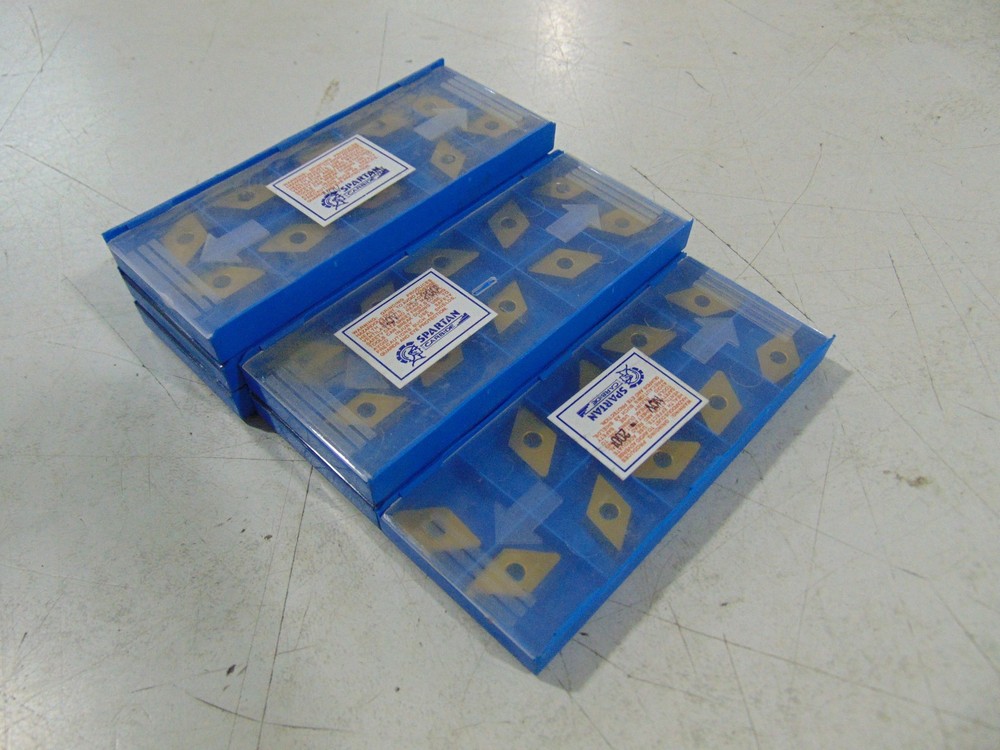 60 New Spartan Carbide Insert Bits 55 Deg Diamond Nose 11 Degree Relief
