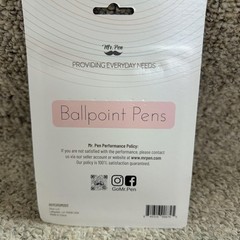 Mr. Pen Ballpoint Pens 10 Count Assorted Pastel & Dark Colors Gold Clip Set
