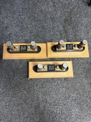Weston Current Shunt 0042210 0041212 5/10 Amp 50/100 MV 10/20 Amp 50/100MV Lot 3