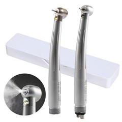 1-10 SELF-POWER E-Type Dental High Speed LED Handpiece Standard Head Push 2/4H