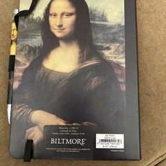Mona Lisa Biltmore Hotel Notebook Hardcover New with Pen