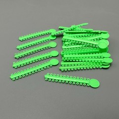 1040Pcs Dental Orthodontic Elastic Ligature Ties Rubber Bands for Brackets Brace