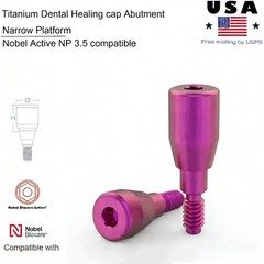 Dental Healing Abutment Fits Hiossen/Nobel/DIO UF/Straumann Implant Healing Caps