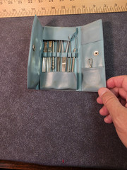 Vtg Hamilton Bell Student Soft Plastic/Vinyl Dissecting Kit W/ Original Case