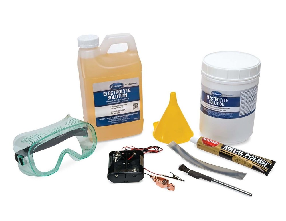 Eastwood Anti Corrosion Electroplating System Tin Zinc with 100 g Polish Tube